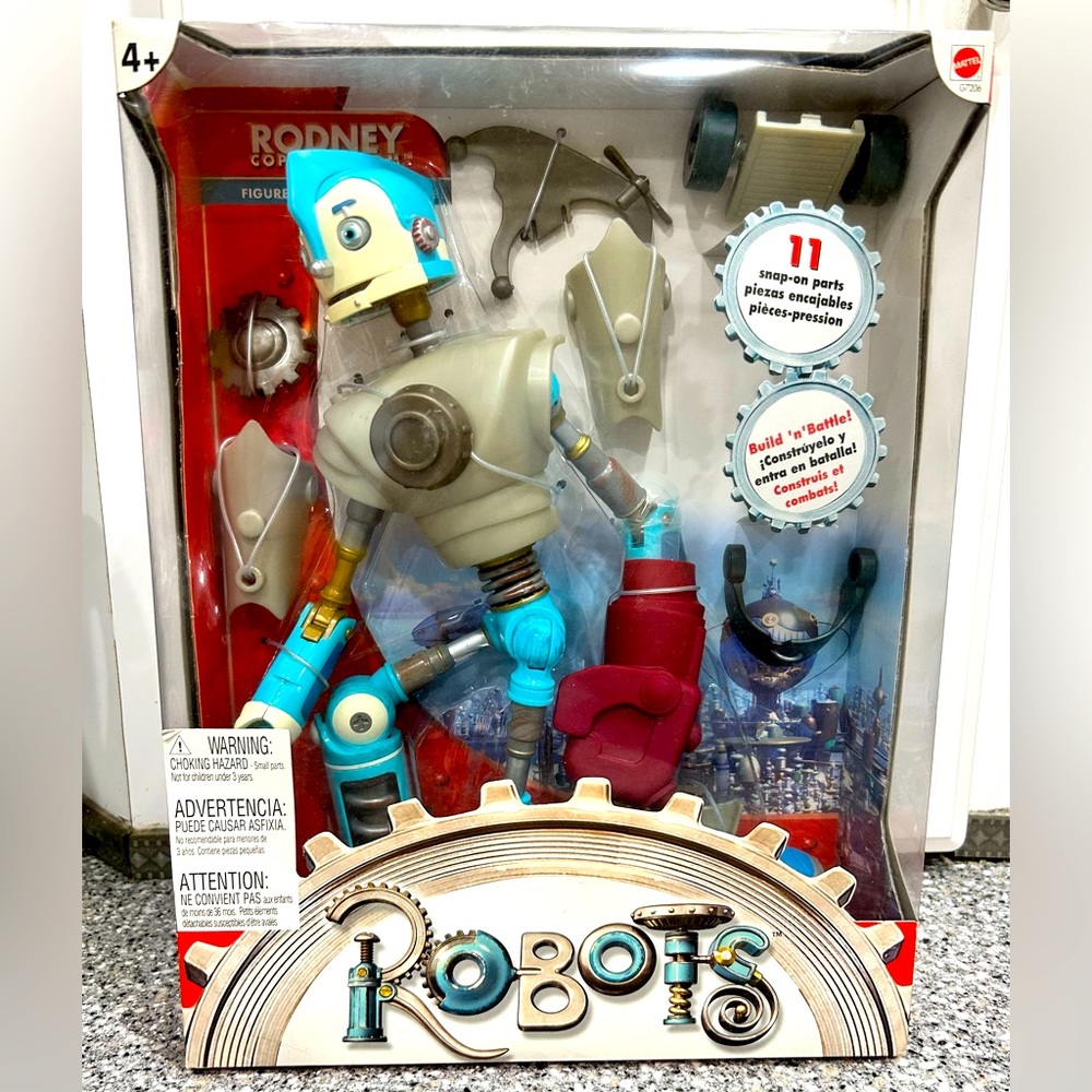 Robots: Rodney Copperbottom Action Figure - Multicolor